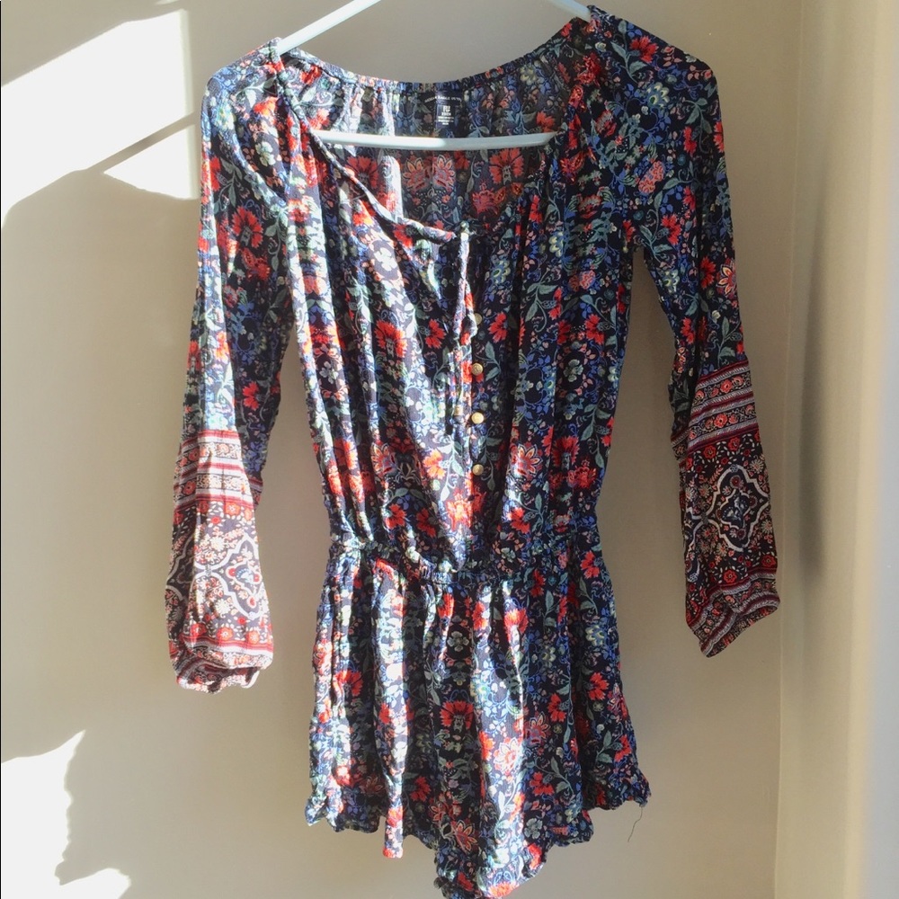 American Eagle outfitters floral romper
